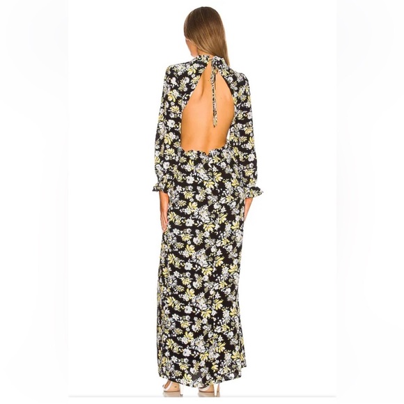 MAJORELLE Leona Floral Cutout Maxi Dress - Picture 5 of 9